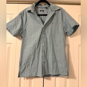 Izod Men's Casual Light Blue Button Down Shirt